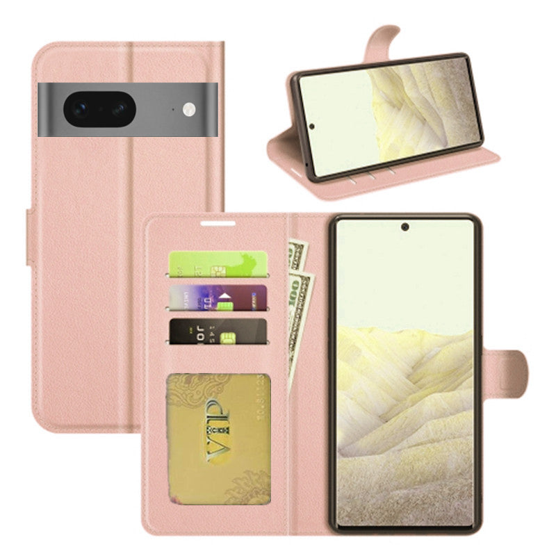 Étui portefeuille folio en cuir pour Google Pixel 8A Étui portefeuille folio en cuir pour Google Pixel 8A